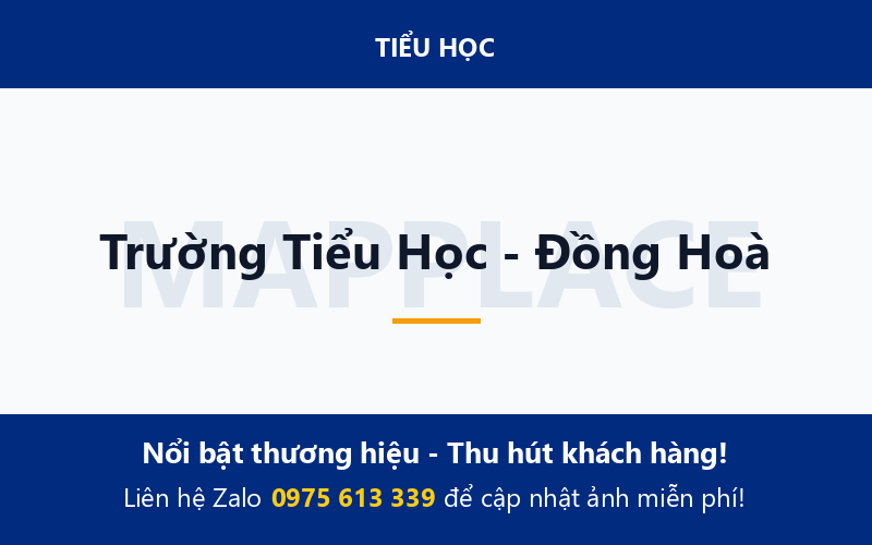 Trường Tiểu Học - Đồng Hoà