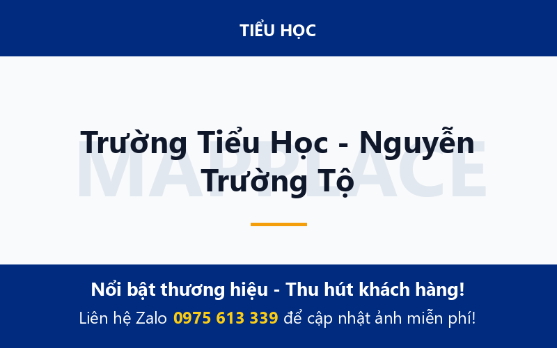Trường Tiểu Học - Nguyễn Trường Tộ
