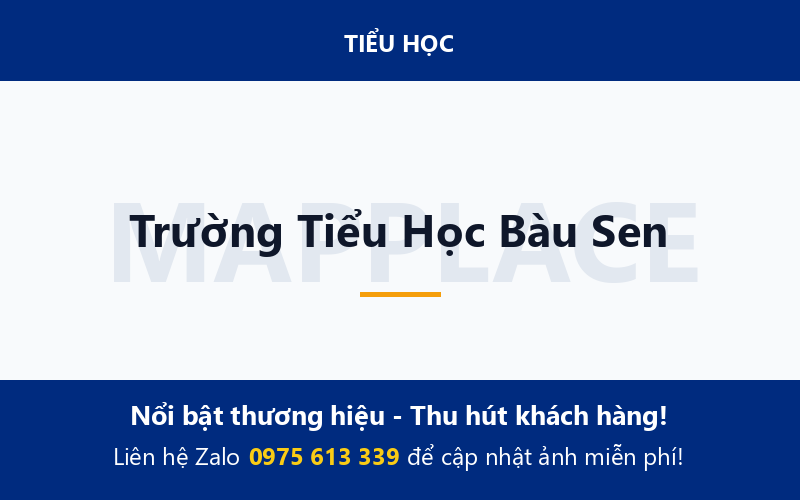 Trường Tiểu Học Bàu Sen