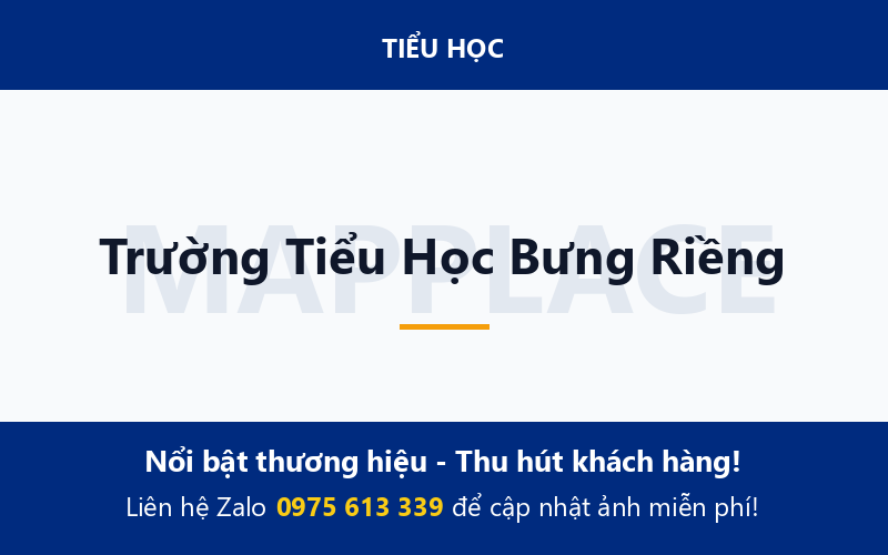 Trường Tiểu Học Bưng Riềng