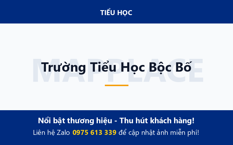 Trường Tiểu Học Bộc Bố
