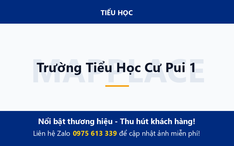 Trường Tiểu Học Cư Pui 1