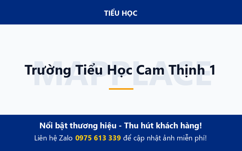 Trường Tiểu Học Cam Thịnh 1