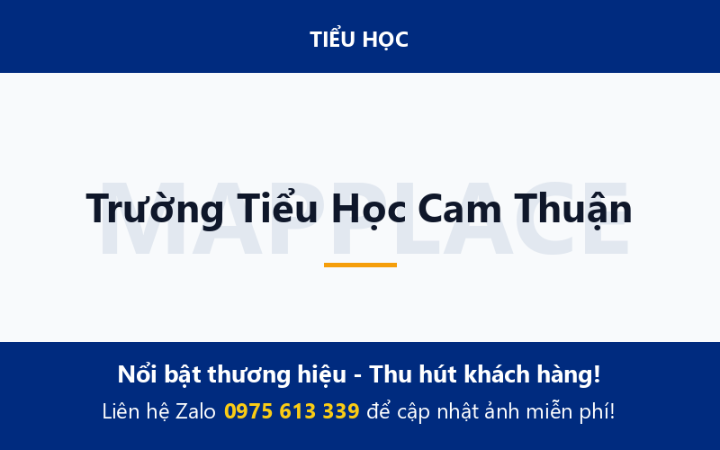Trường Tiểu Học Cam Thuận