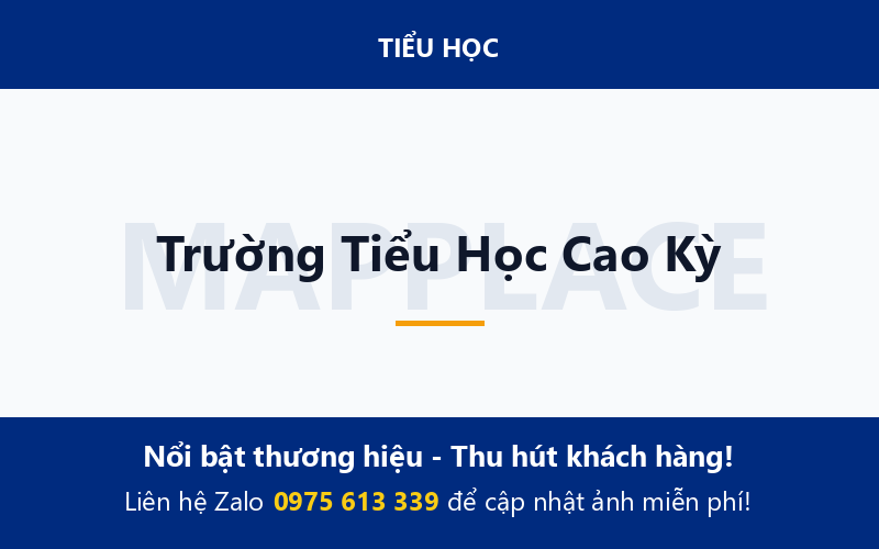 Trường Tiểu Học Cao Kỳ