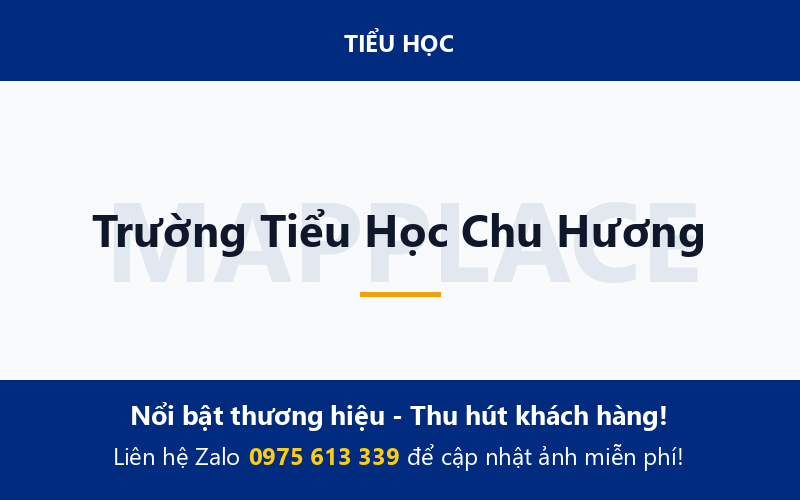 Trường Tiểu Học Chu Hương