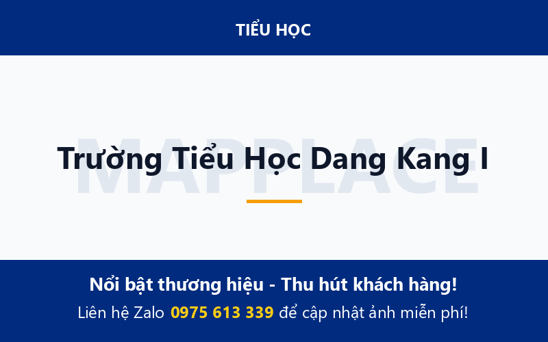 Trường Tiểu Học Dang Kang I