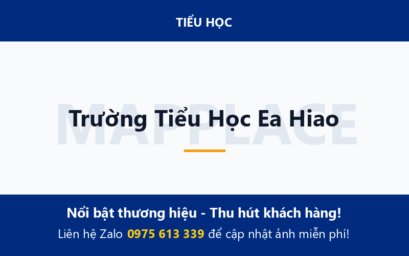 Trường Tiểu Học Ea Hiao