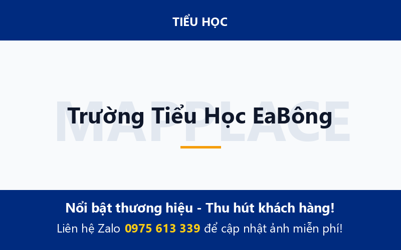 Trường Tiểu Học EaBông