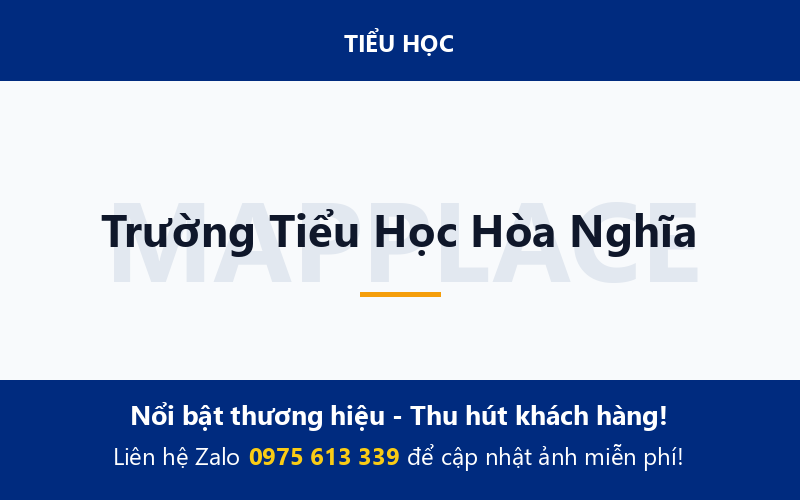Trường Tiểu Học Hòa Nghĩa