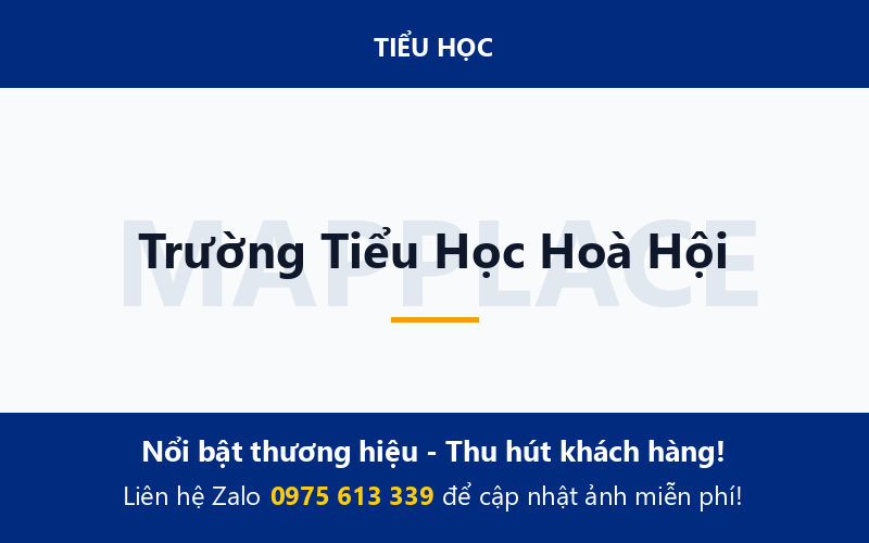 Trường Tiểu Học Hoà Hội