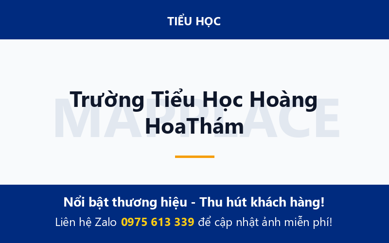 Trường Tiểu Học Hoàng HoaThám