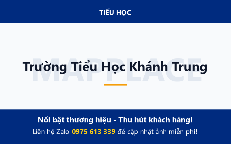 Trường Tiểu Học Khánh Trung
