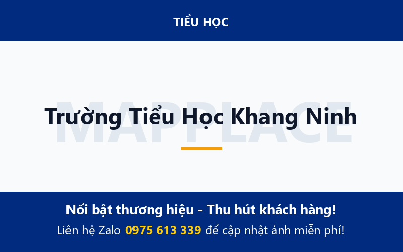 Trường Tiểu Học Khang Ninh
