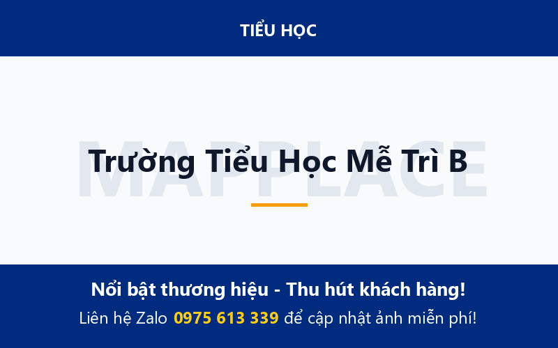 Trường Tiểu Học Mễ Trì B