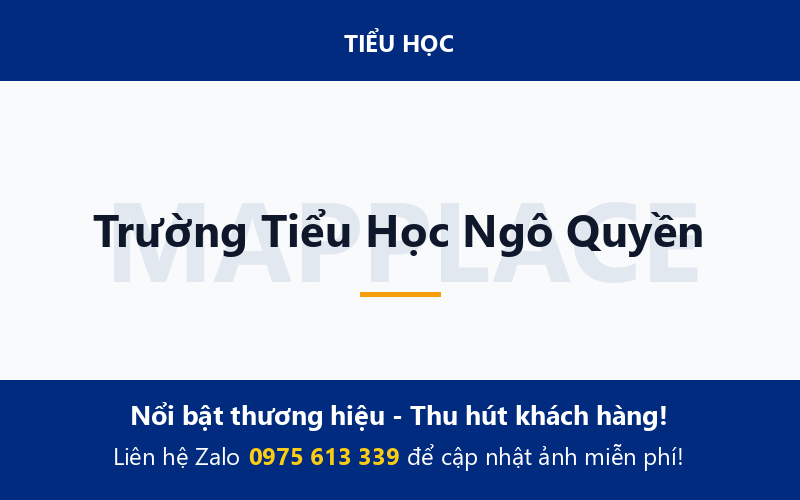 Trường Tiểu Học Ngô Quyền