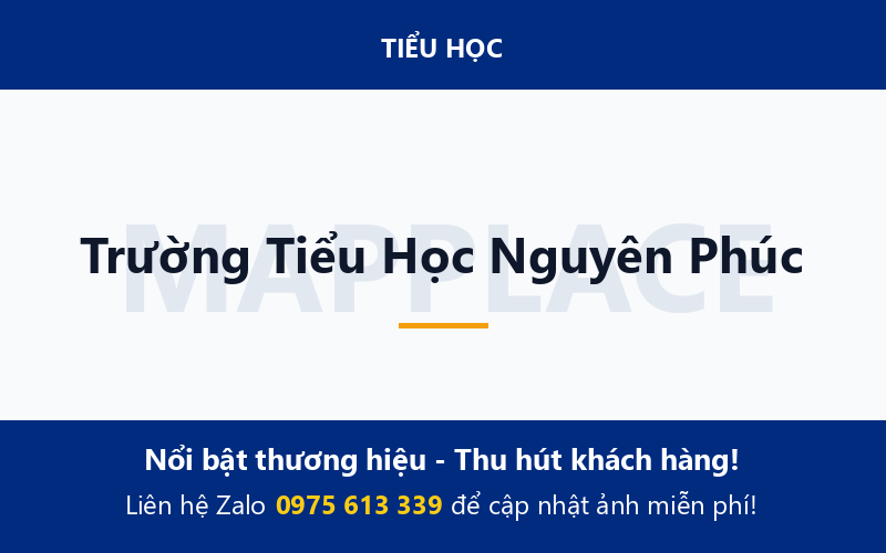 Trường Tiểu Học Nguyên Phúc