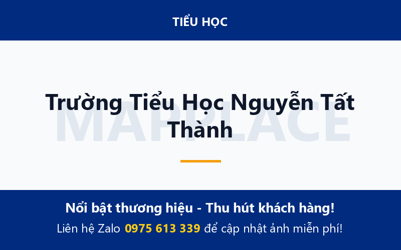 Trường Tiểu Học Nguyễn Tất Thành