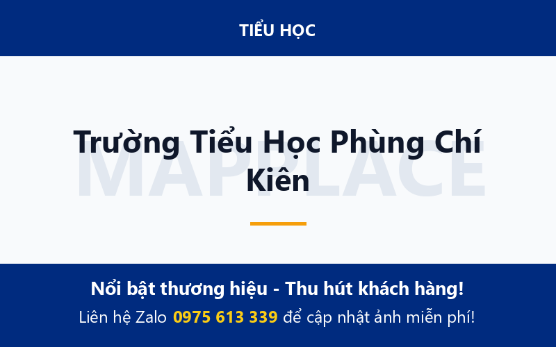 Trường Tiểu Học Phùng Chí Kiên