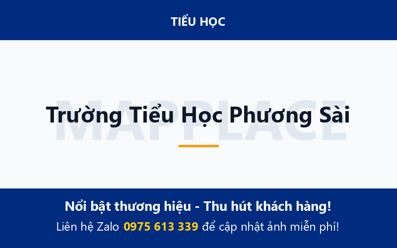 Trường Tiểu Học Phương Sài