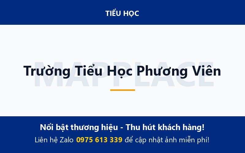 Trường Tiểu Học Phương Viên