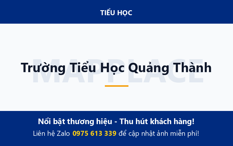Trường Tiểu Học Quảng Thành