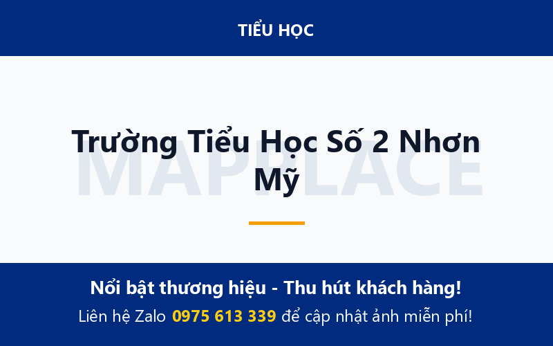 Trường Tiểu Học Số 2 Nhơn Mỹ