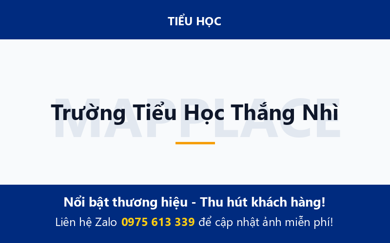 Trường Tiểu Học Thắng Nhì