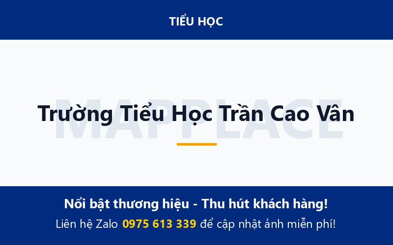 Trường Tiểu Học Trần Cao Vân