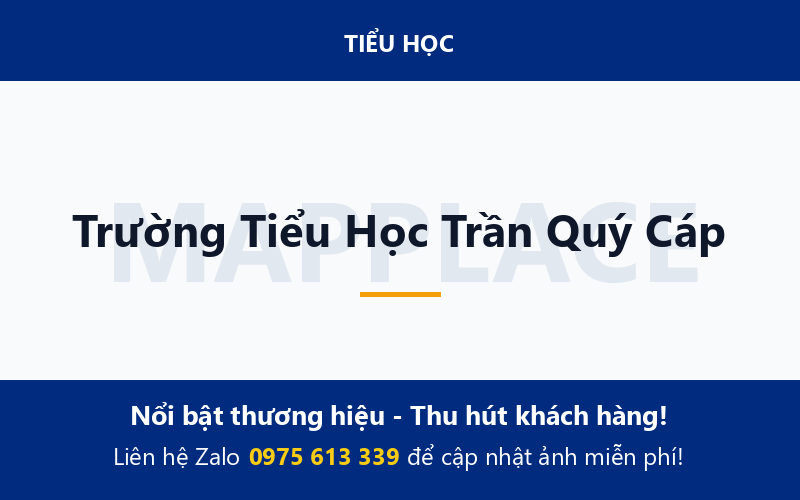 Trường Tiểu Học Trần Quý Cáp