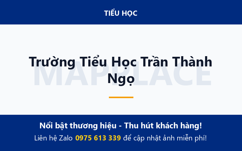 Trường Tiểu Học Trần Thành Ngọ