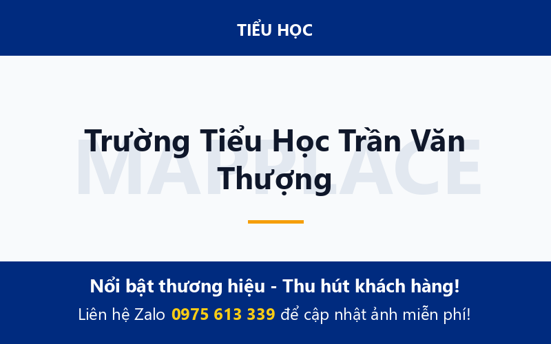 Trường Tiểu Học Trần Văn Thượng