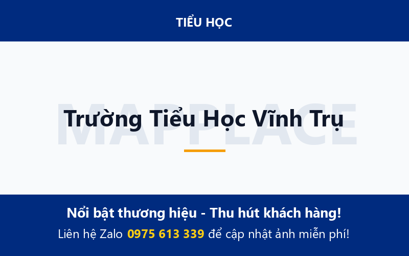 Trường Tiểu Học Vĩnh Trụ