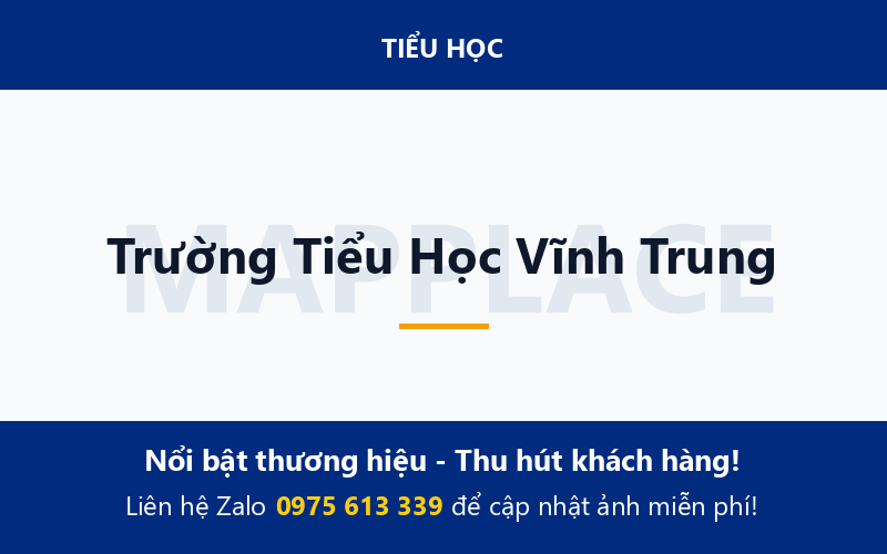 Trường Tiểu Học Vĩnh Trung