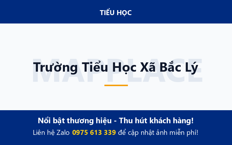 Trường Tiểu Học Xã Bắc Lý