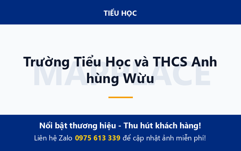 Trường Tiểu Học và THCS Anh hùng Wừu