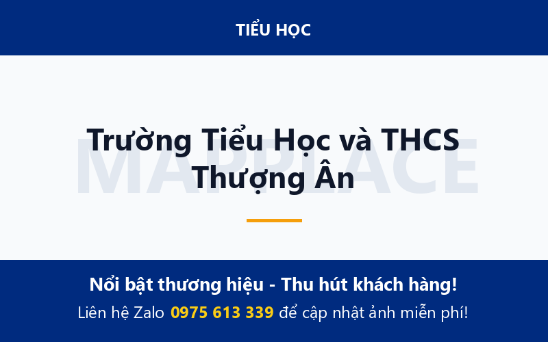Trường Tiểu Học và THCS Thượng Ân
