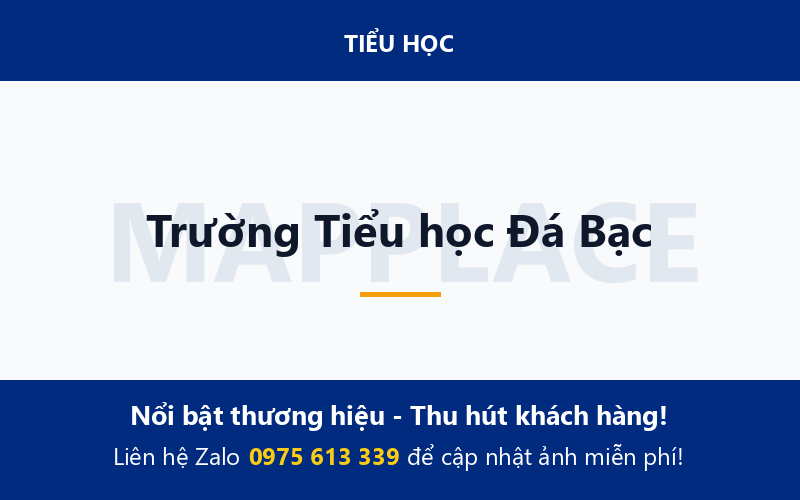 Trường Tiểu học Đá Bạc