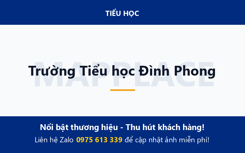 Trường Tiểu học Đình Phong
