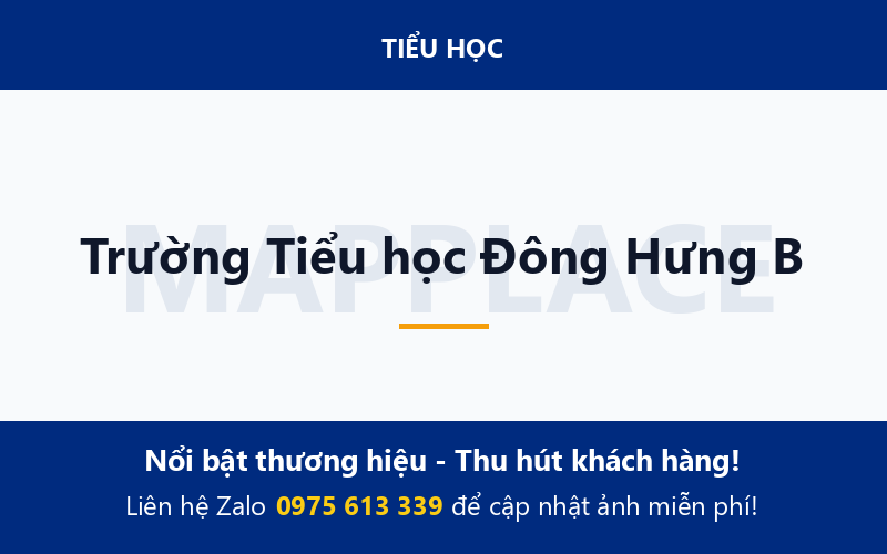 Trường Tiểu học Đông Hưng B