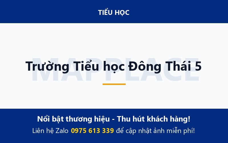 Trường Tiểu học Đông Thái 5