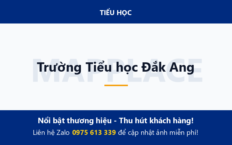 Trường Tiểu học Đắk Ang