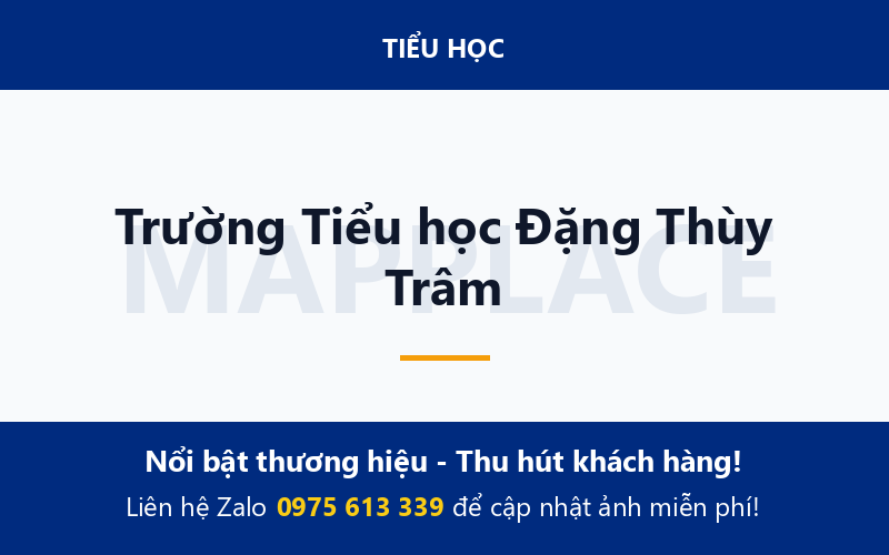 Trường Tiểu học Đặng Thùy Trâm
