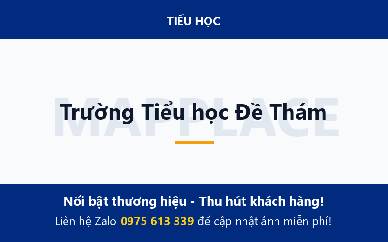 Trường Tiểu học Đề Thám