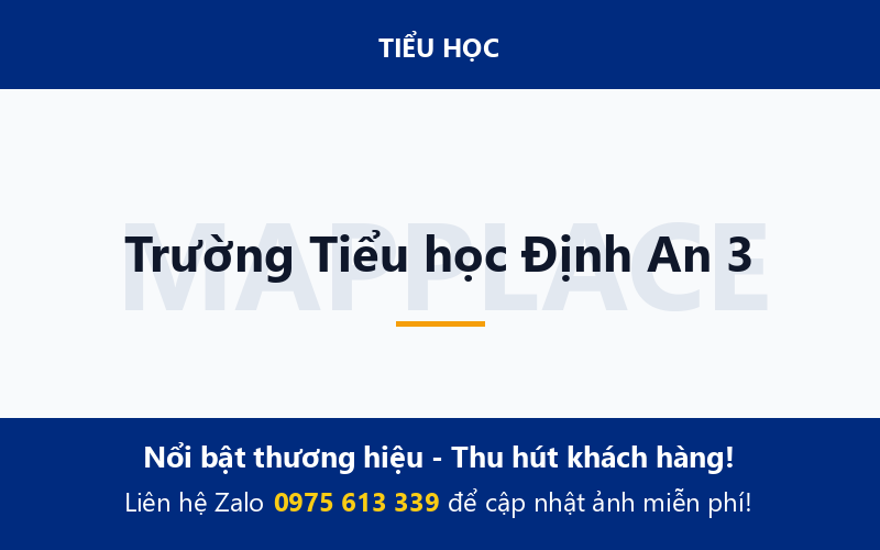 Trường Tiểu học Định An 3