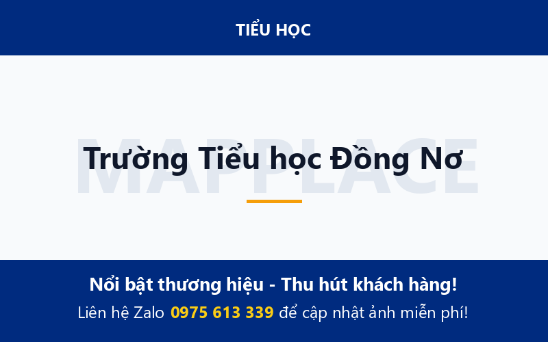 Trường Tiểu học Đồng Nơ