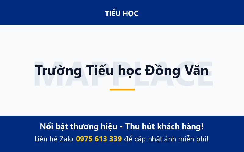 Trường Tiểu học Đồng Văn