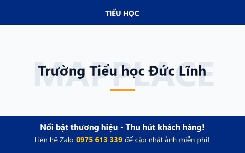 Trường Tiểu học Đức Lĩnh