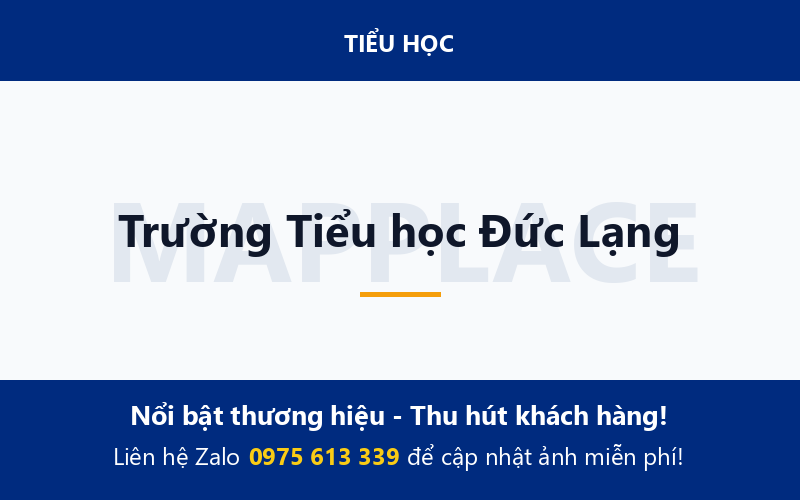 Trường Tiểu học Đức Lạng
