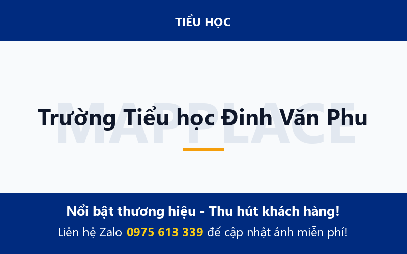 Trường Tiểu học Đinh Văn Phu